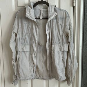 Light tan Lululemon windbreaker